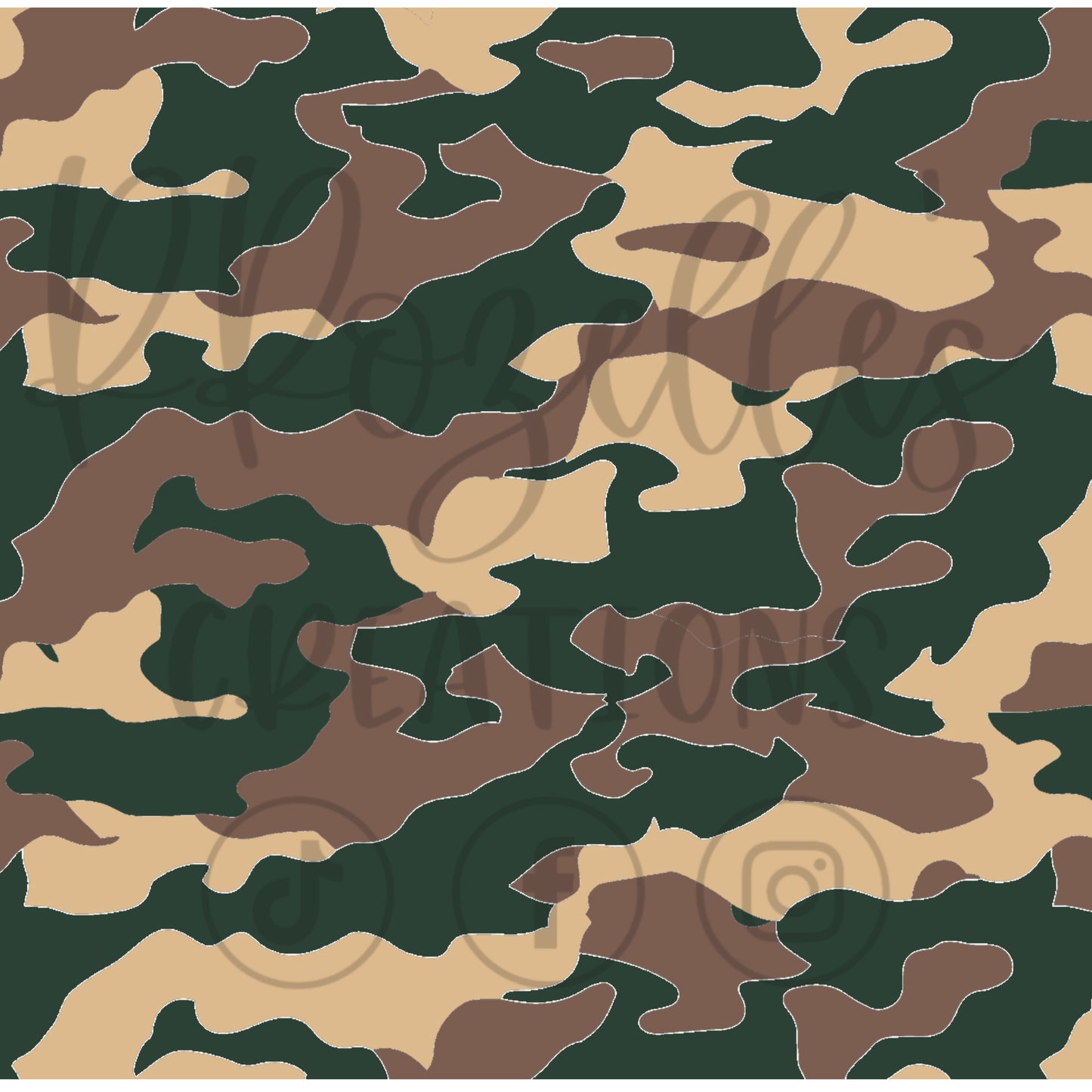 Camo One- SVG Template