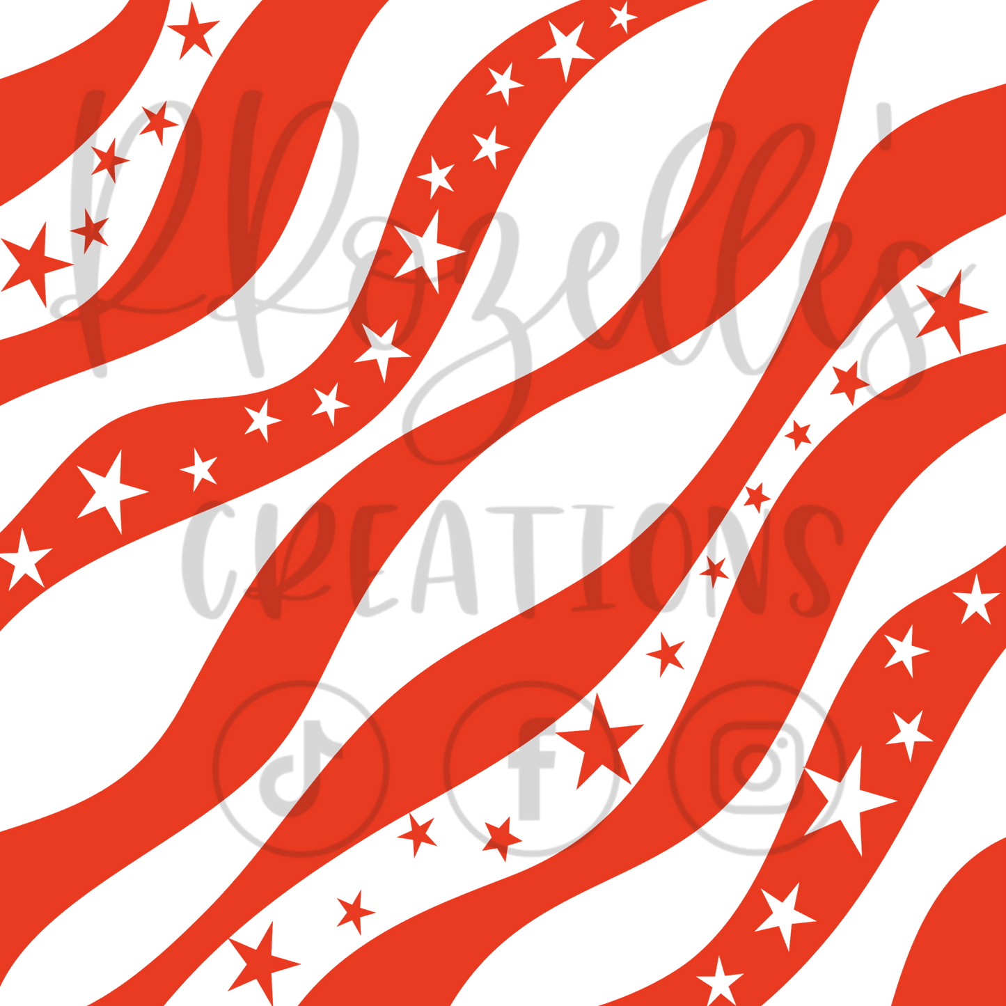 Star Swirly Banner SVG Template