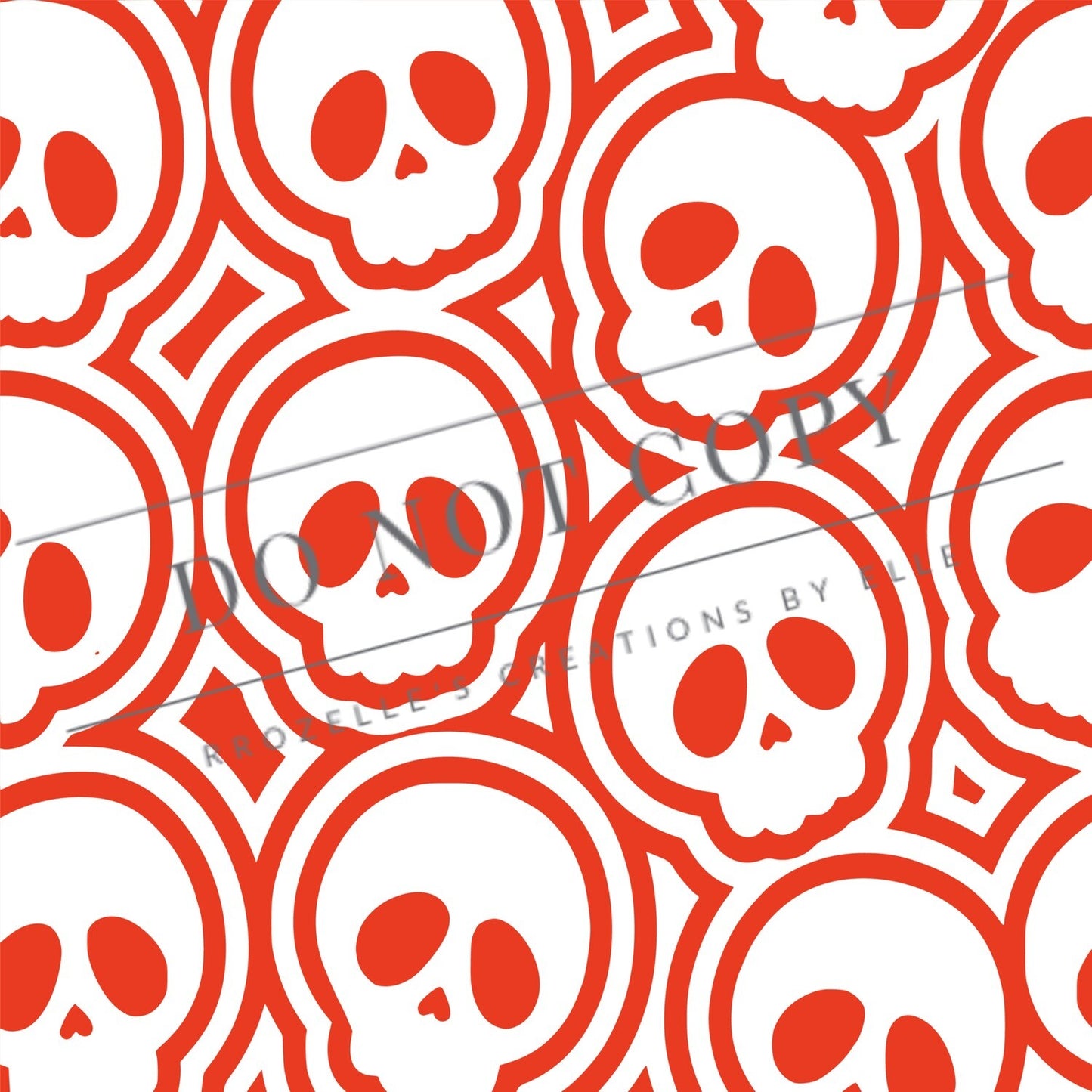 SKully Skull Burst SVG Template