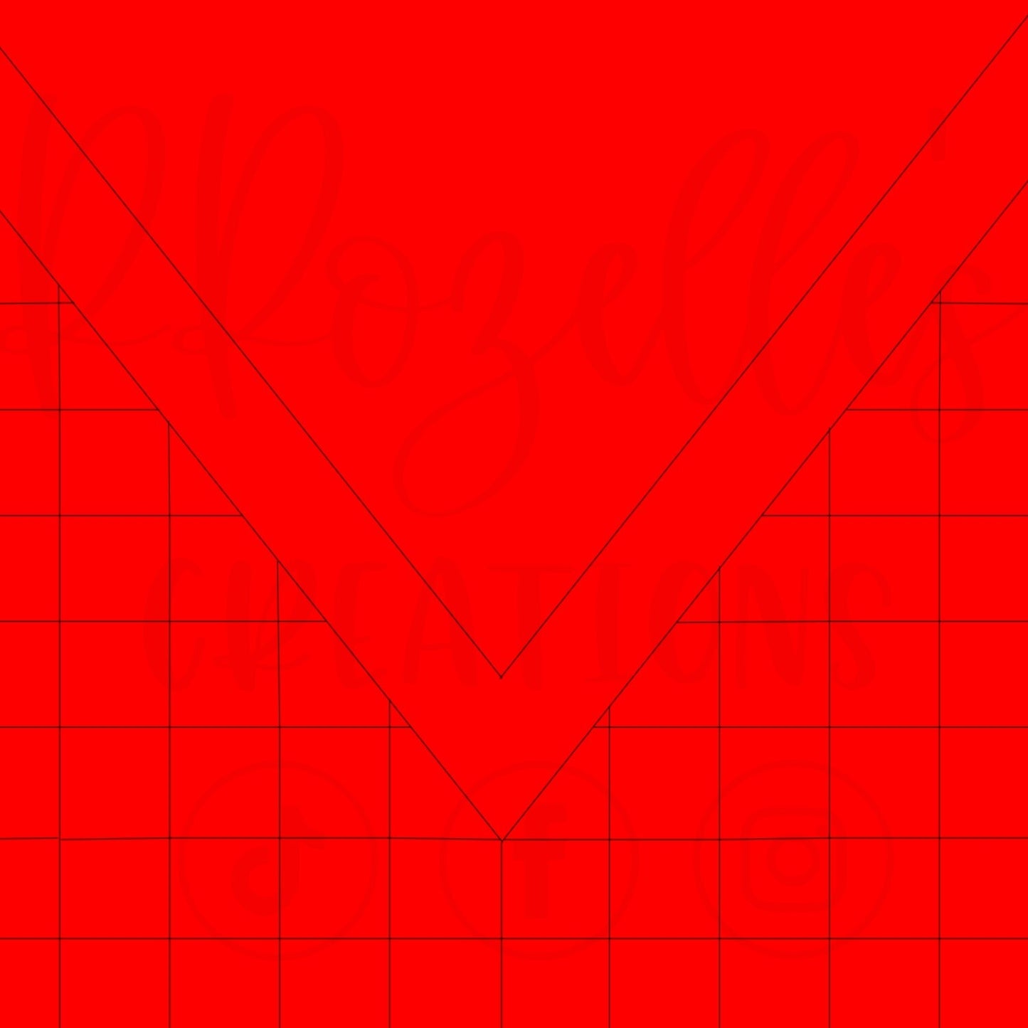 Checkered VSplit-Bottom SVG Template