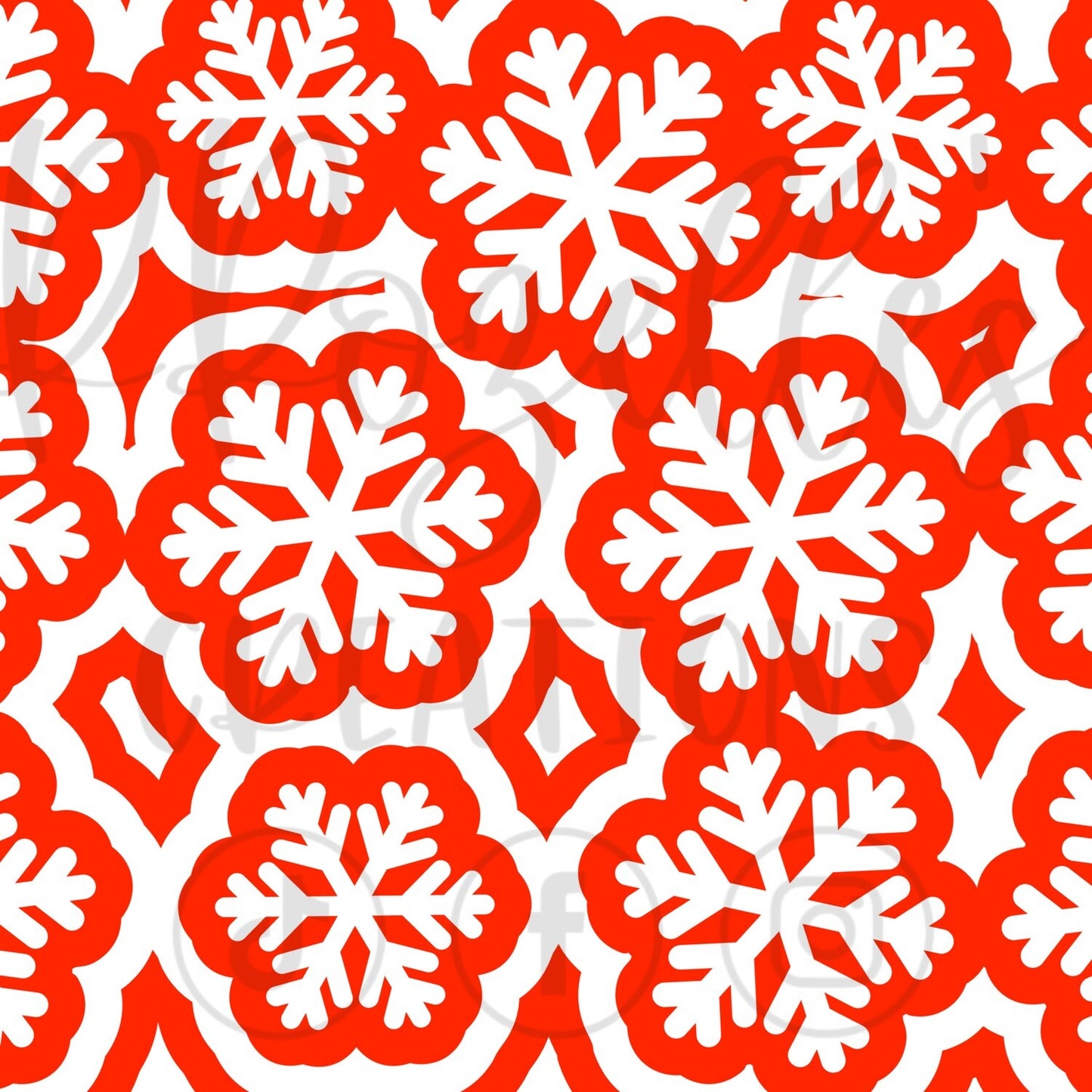 Snowflake Burst SVG Template