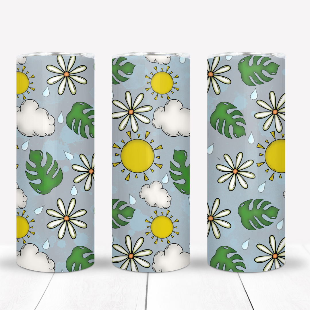 Spring Showers Seamless- Small Print