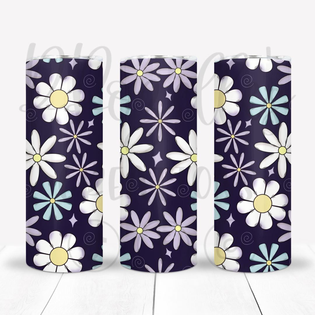 Purple Floral Seamless