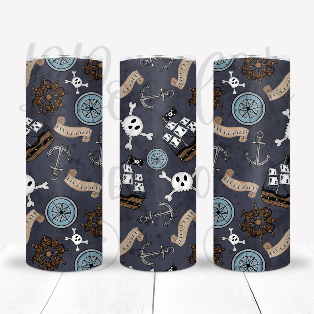 AHOY, MATEY Seamless-Dark BG