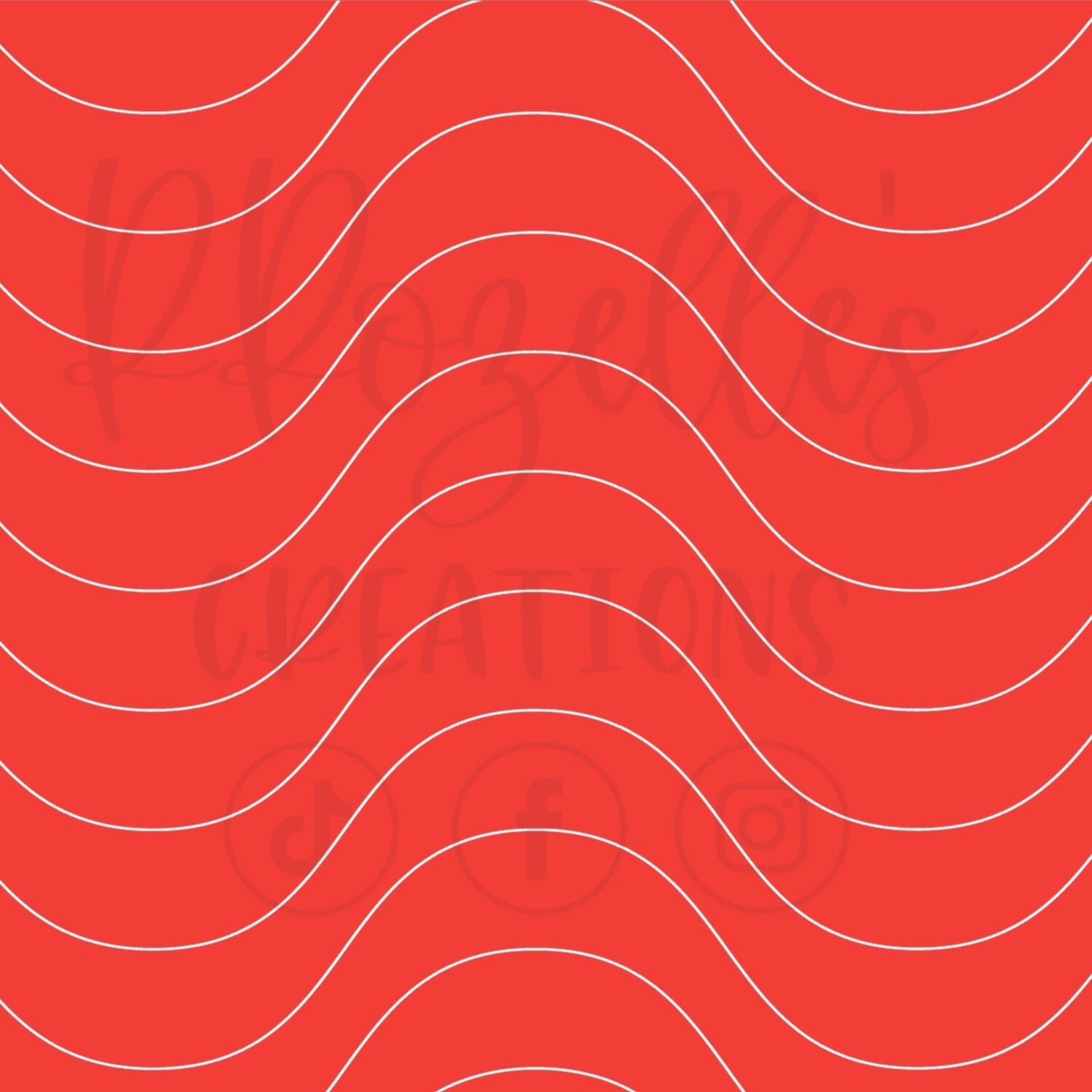 Horizontal Swirls Template