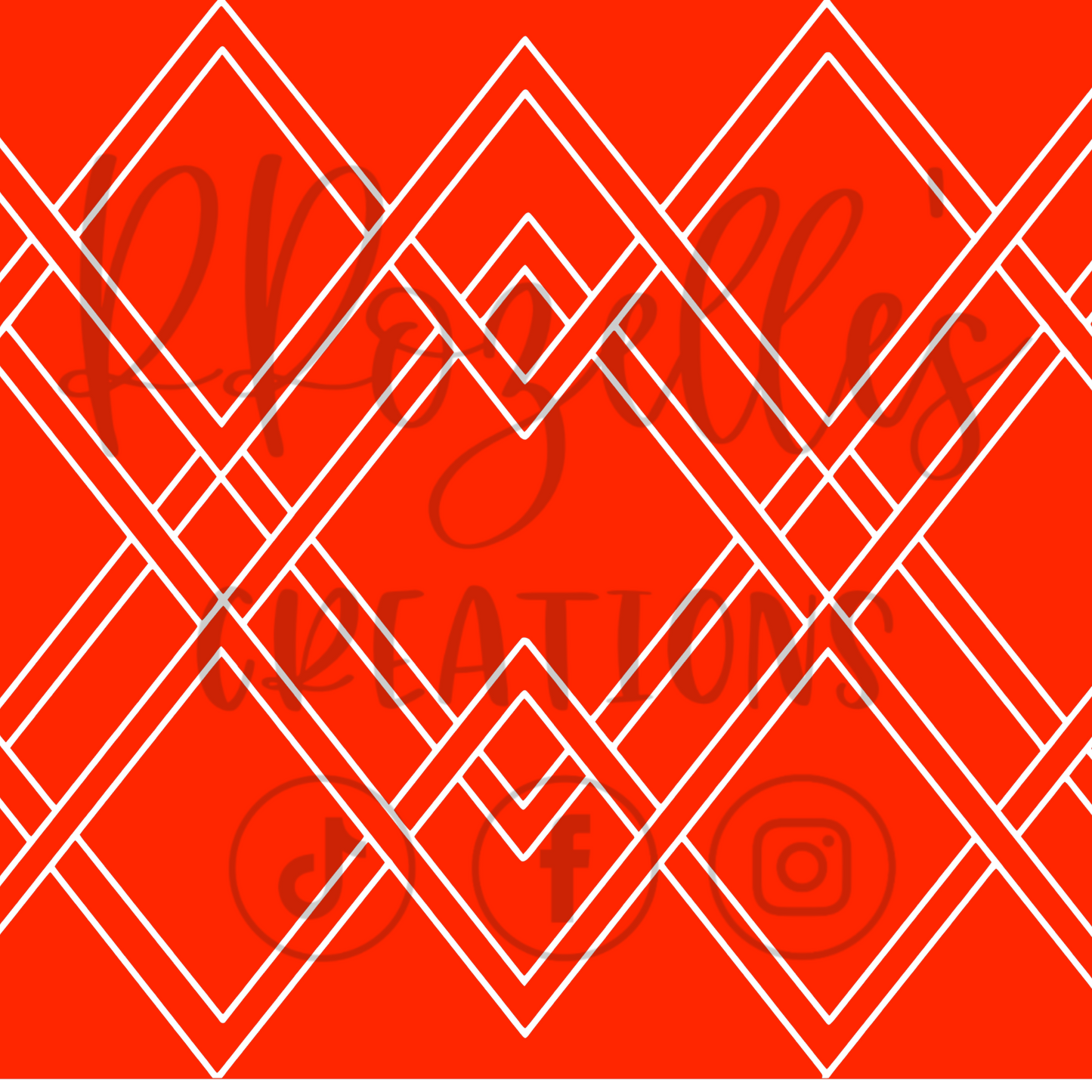 Criss Cross Diamond- SVG Template