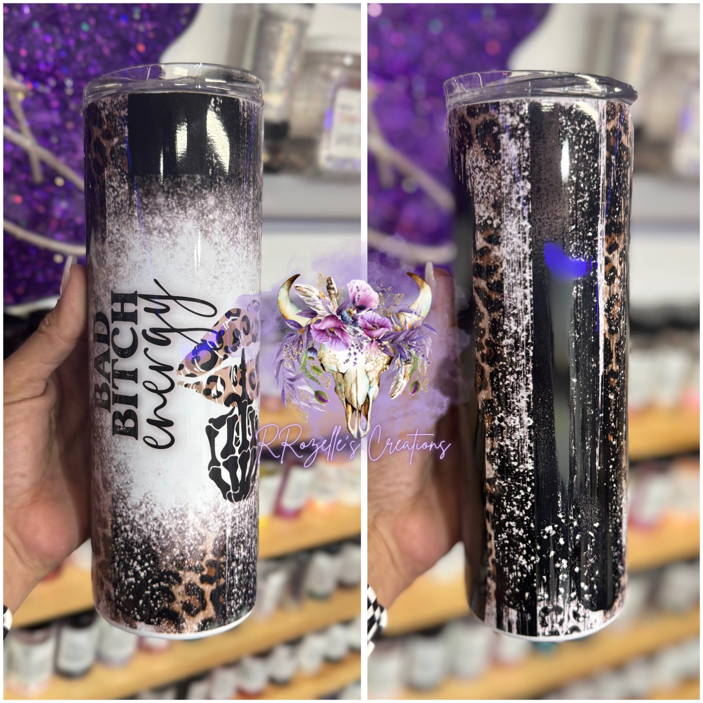 Bad Bit*h Energy Sublimation Tumbler