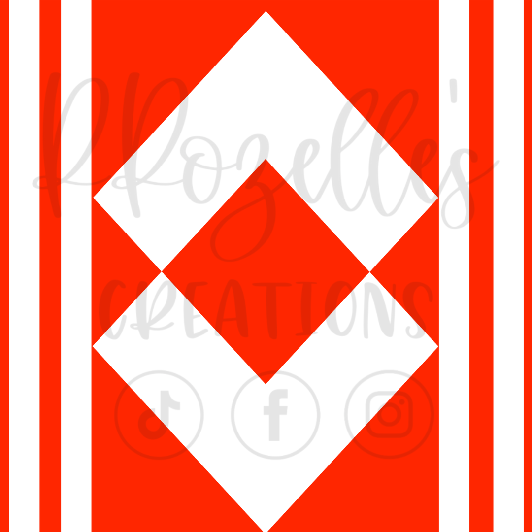 Double Diamond- SVG Template