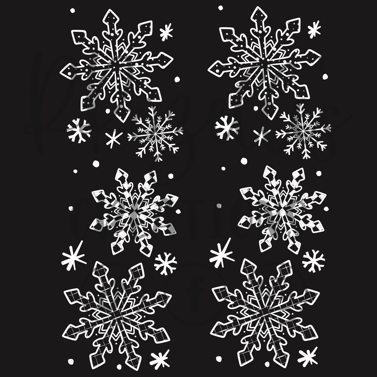 LET IT SNOW WHITE (MATCHING SLEEVES)