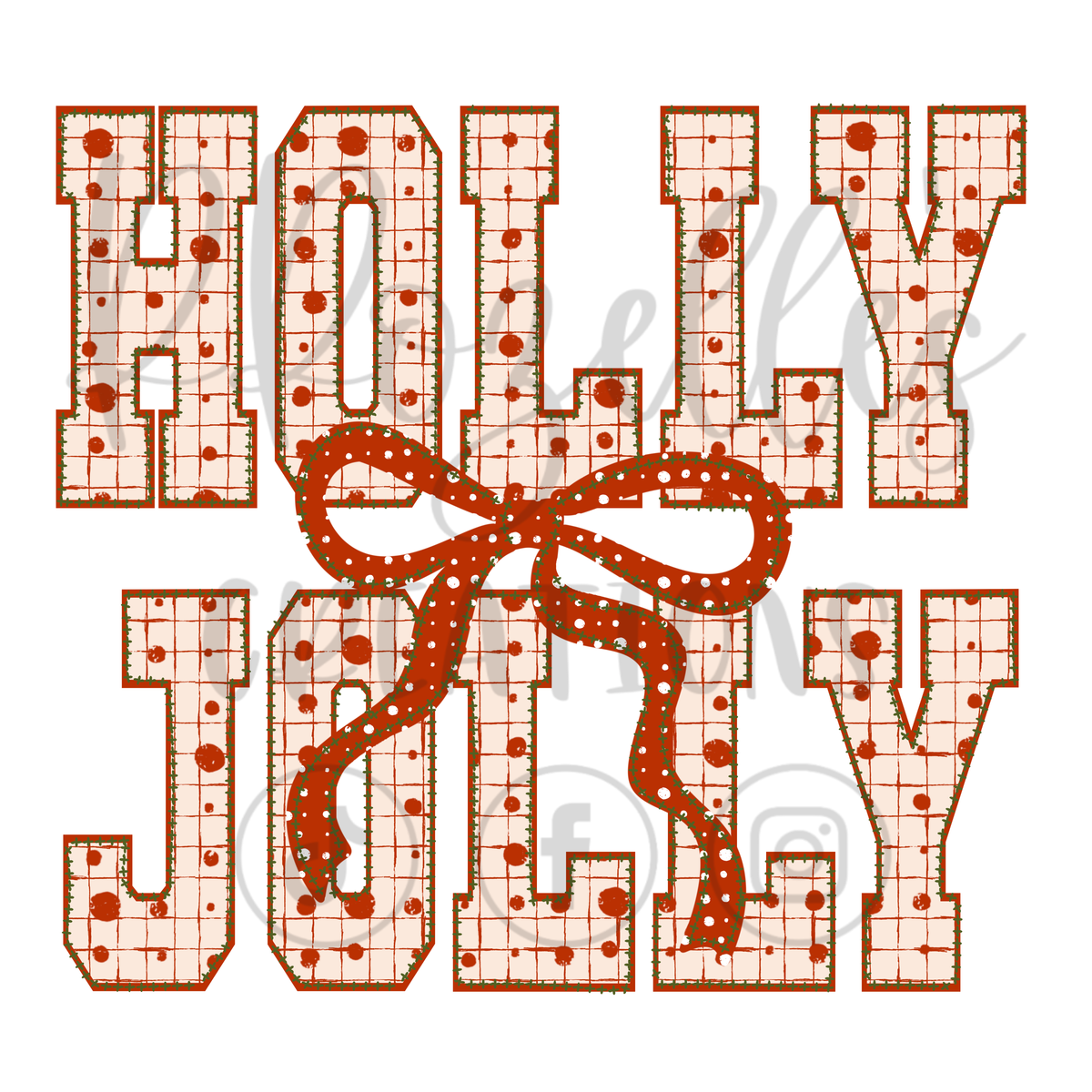 HOLLY JOLLY BOW