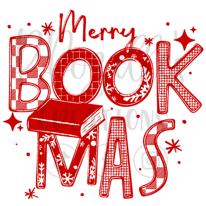 MERRY BOOKMAS - RED OR WHITE