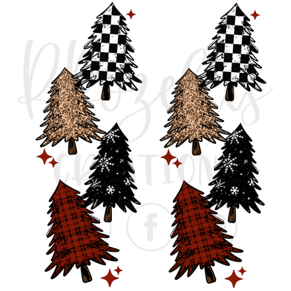 MERRY TREES (MATCHING SLEEVES)