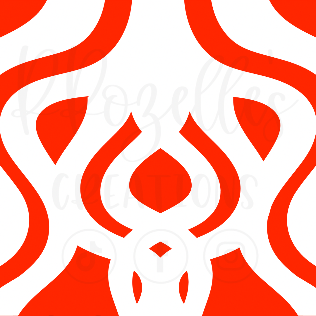 Inferno Bloom- SVG Template
