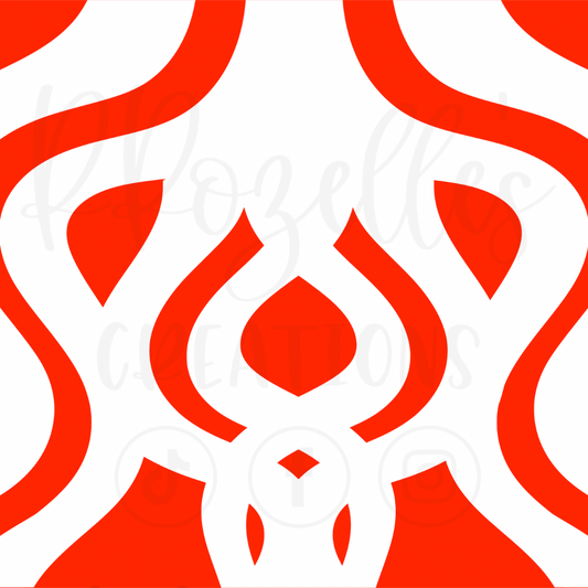 Inferno Bloom- SVG Template