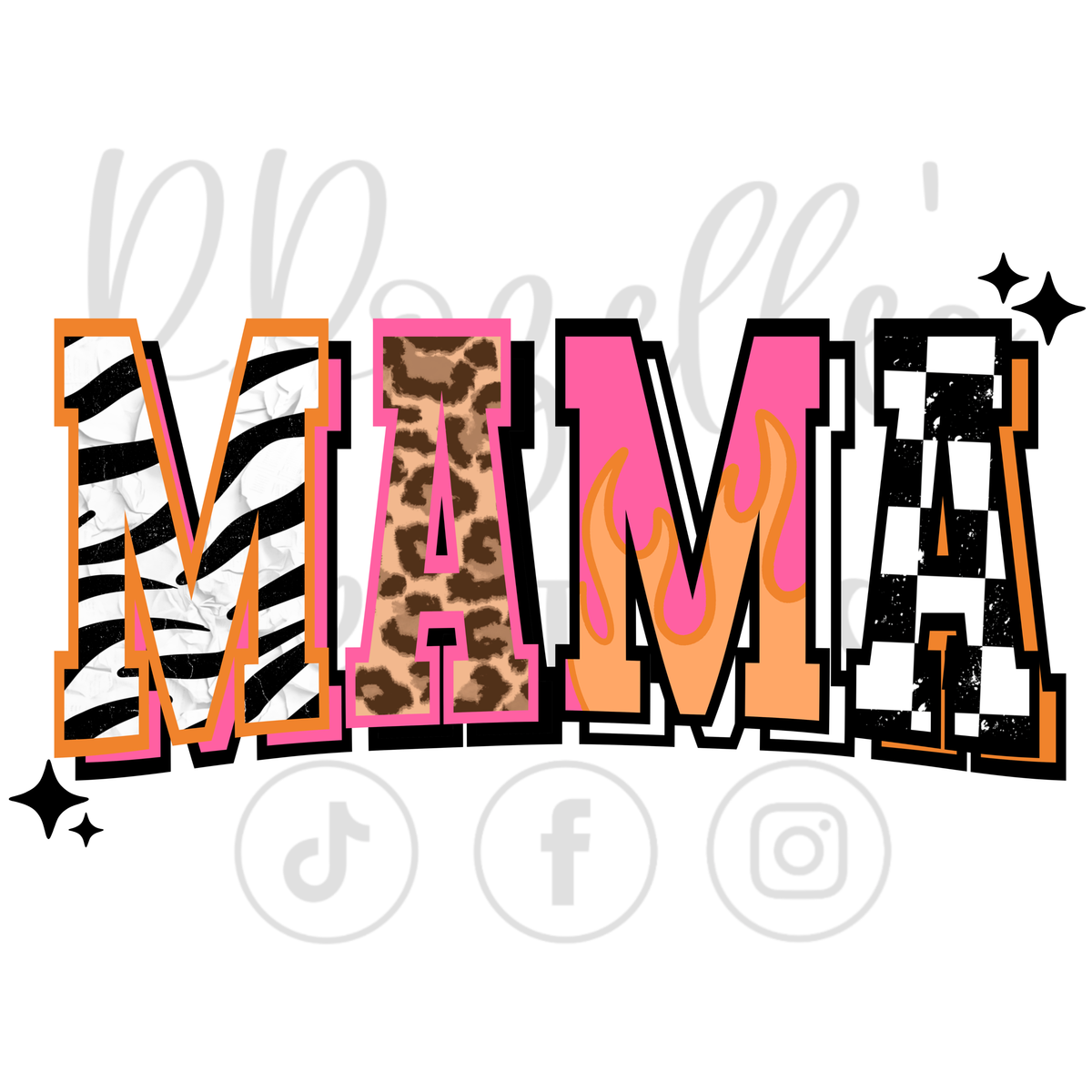 MAMA BOLD ZEBRA
