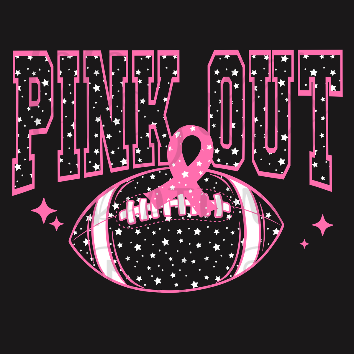 PINK OUT WITH STARS