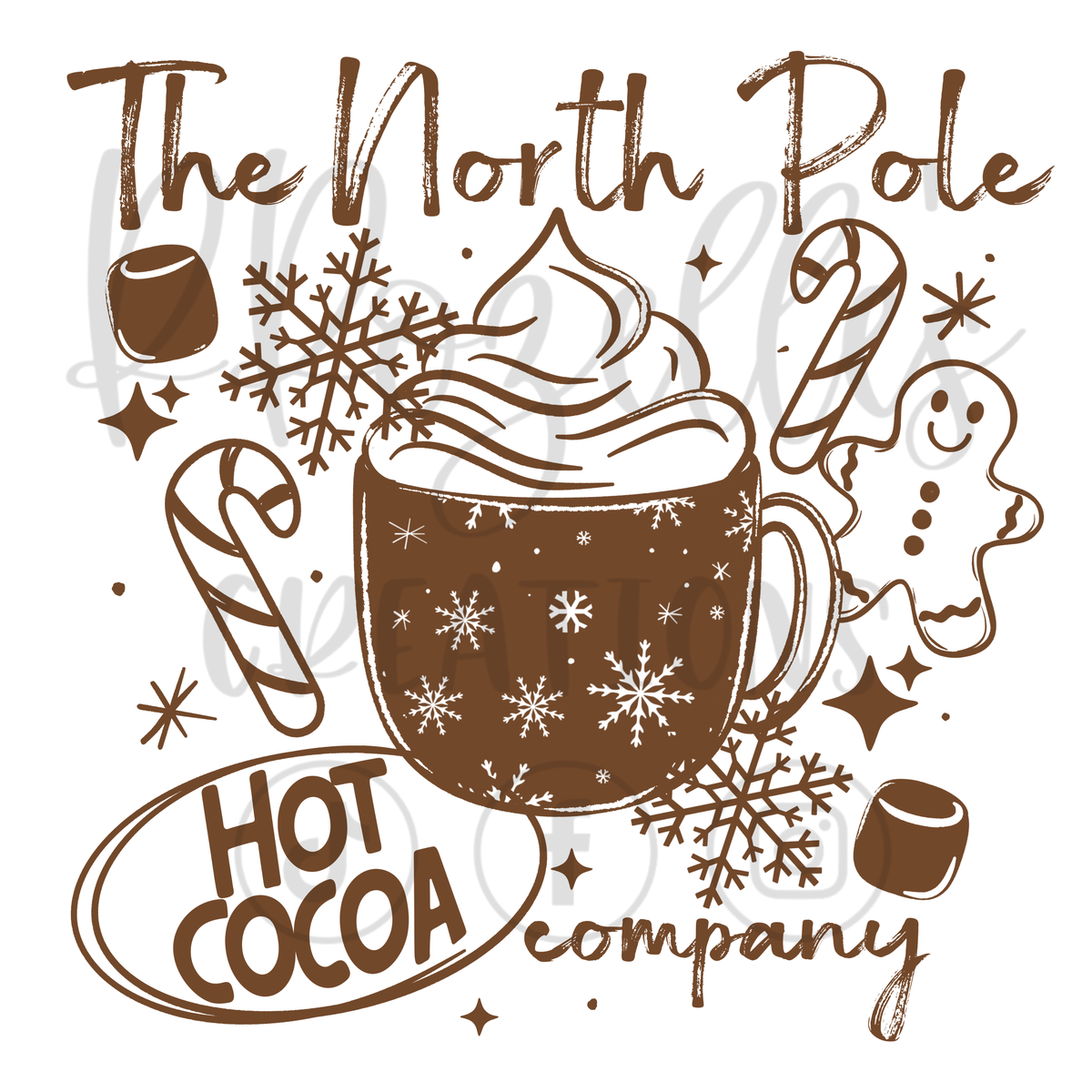 THE NORTH POLE HOT COCOA COMPANY-SINGLE COLOR (MATCHING SLEEVES)