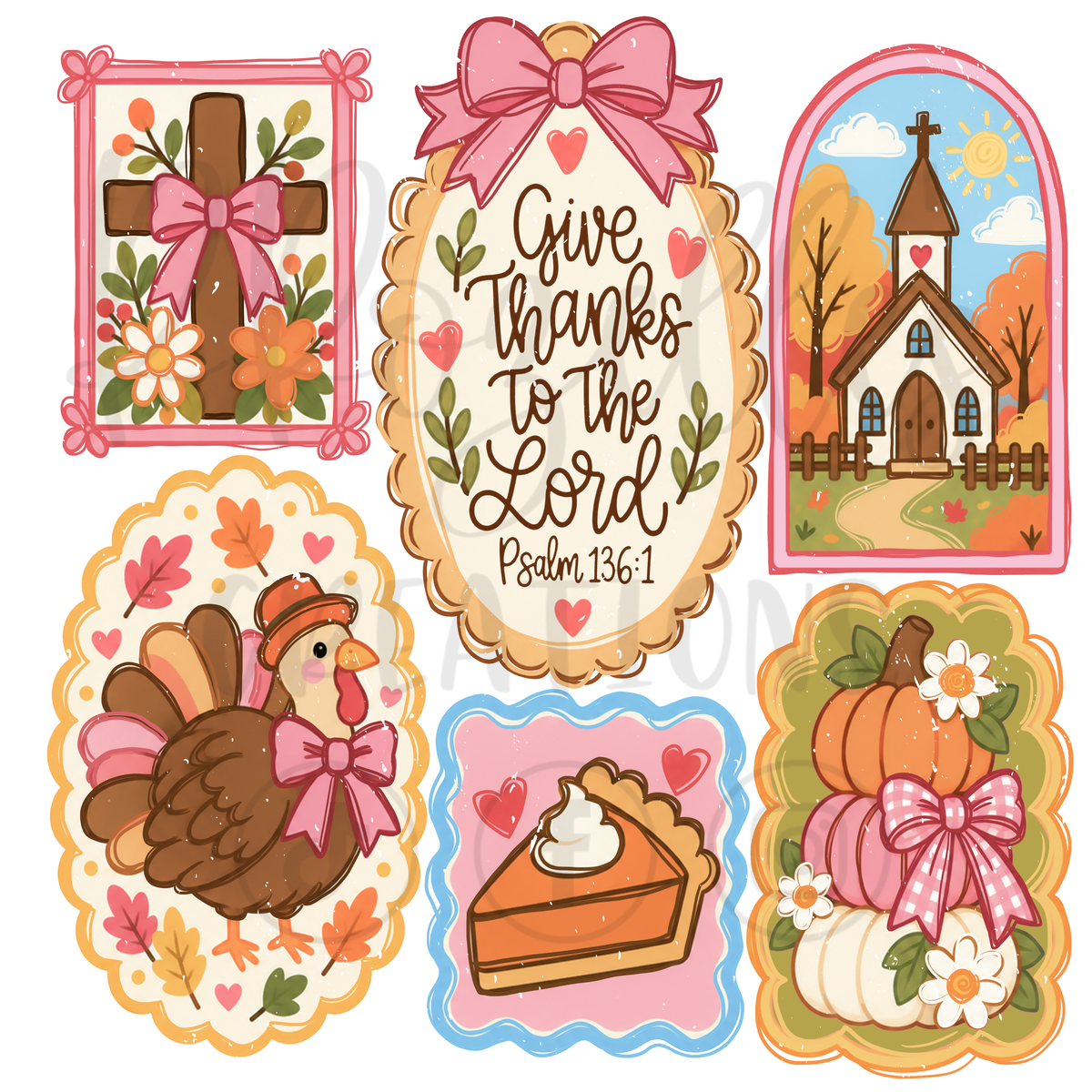 GIVE THANKS DOODLES