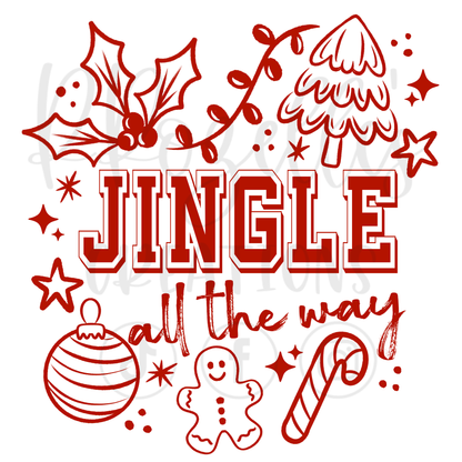 JINGLE ALL THE WAY - RED OR WHITE