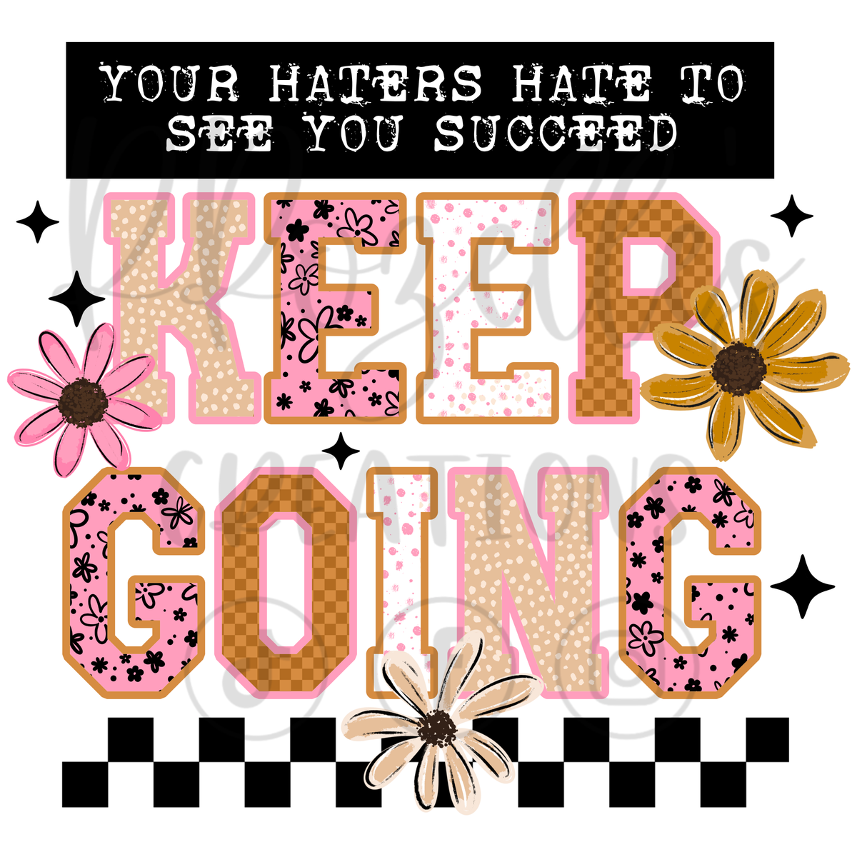 HATERS HATE TO SEE YOU SUCCEED