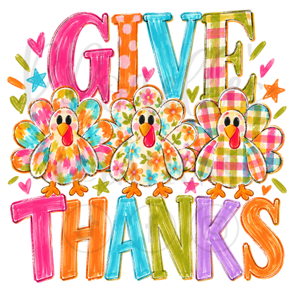 GIVE THANKS NEON