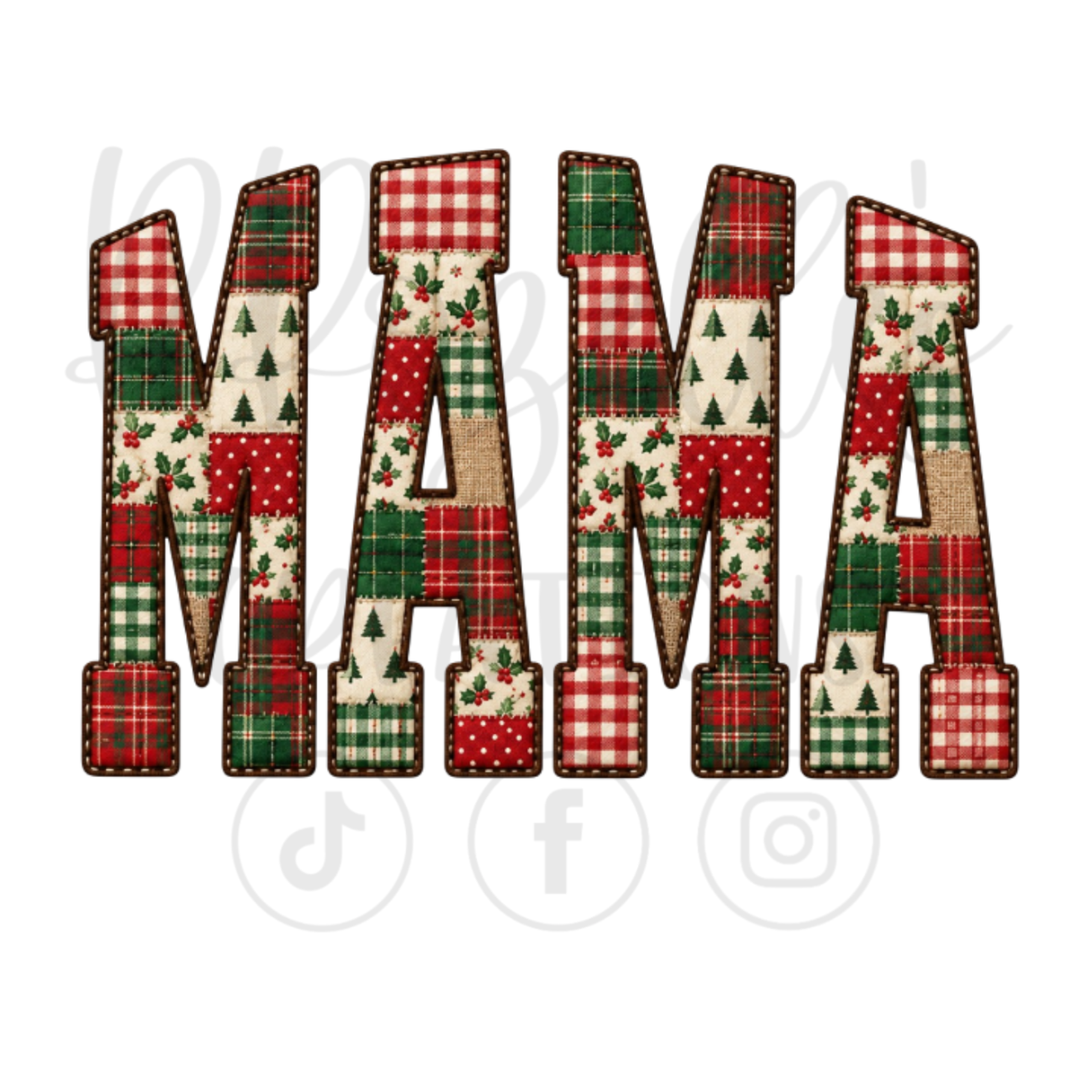 MAMA--CHRISTMAS QUILT