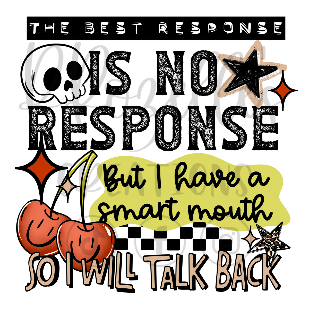 BEST RESPONSE IS NO RESPONSE
