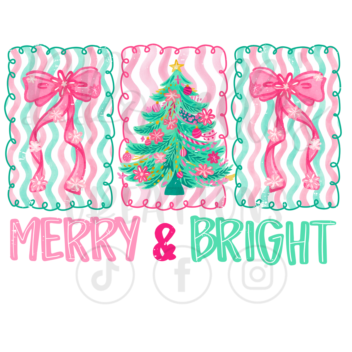 PREPPY DOODLE MERRY & BRIGHT