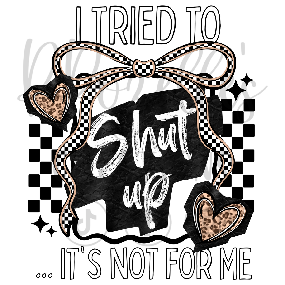 I TRIED TO SHUT UP