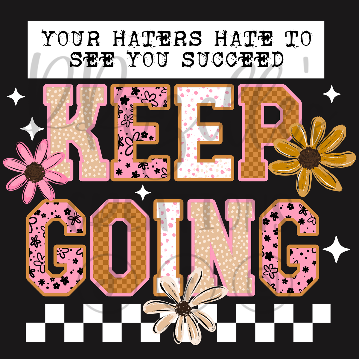 HATERS HATE TO SEE YOU SUCCEED