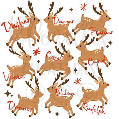 REINDEER COLLAGE