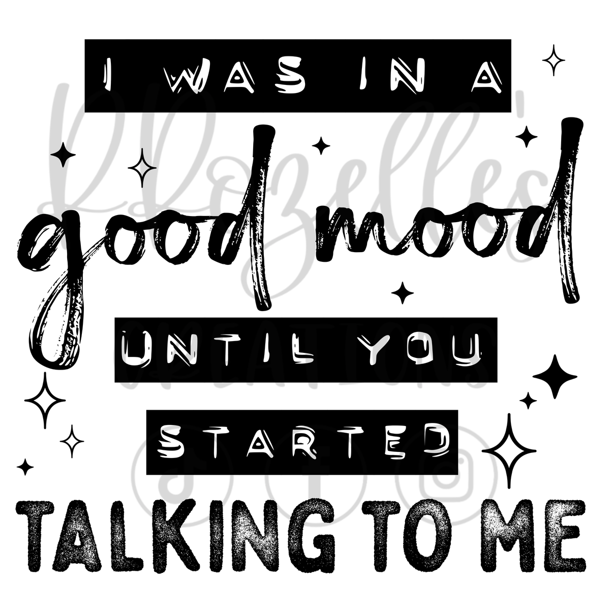I WAS IN A GOOD MOOD- SINGLE COLOR