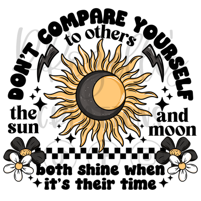 DON'T COMPARE YOURSELF