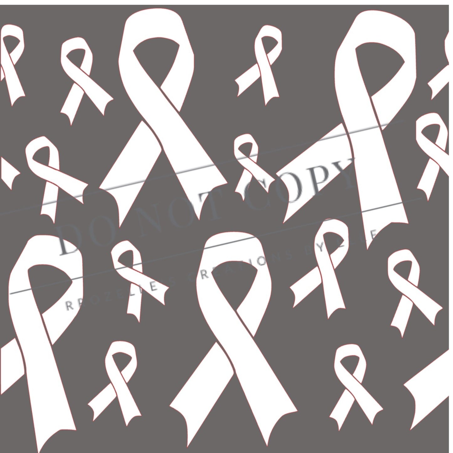 Awareness Ribbon SVG Template