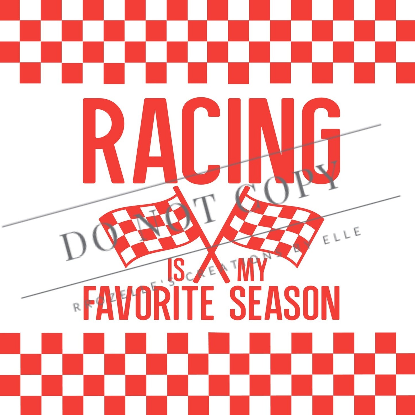 Racing Fave Season SVG Template