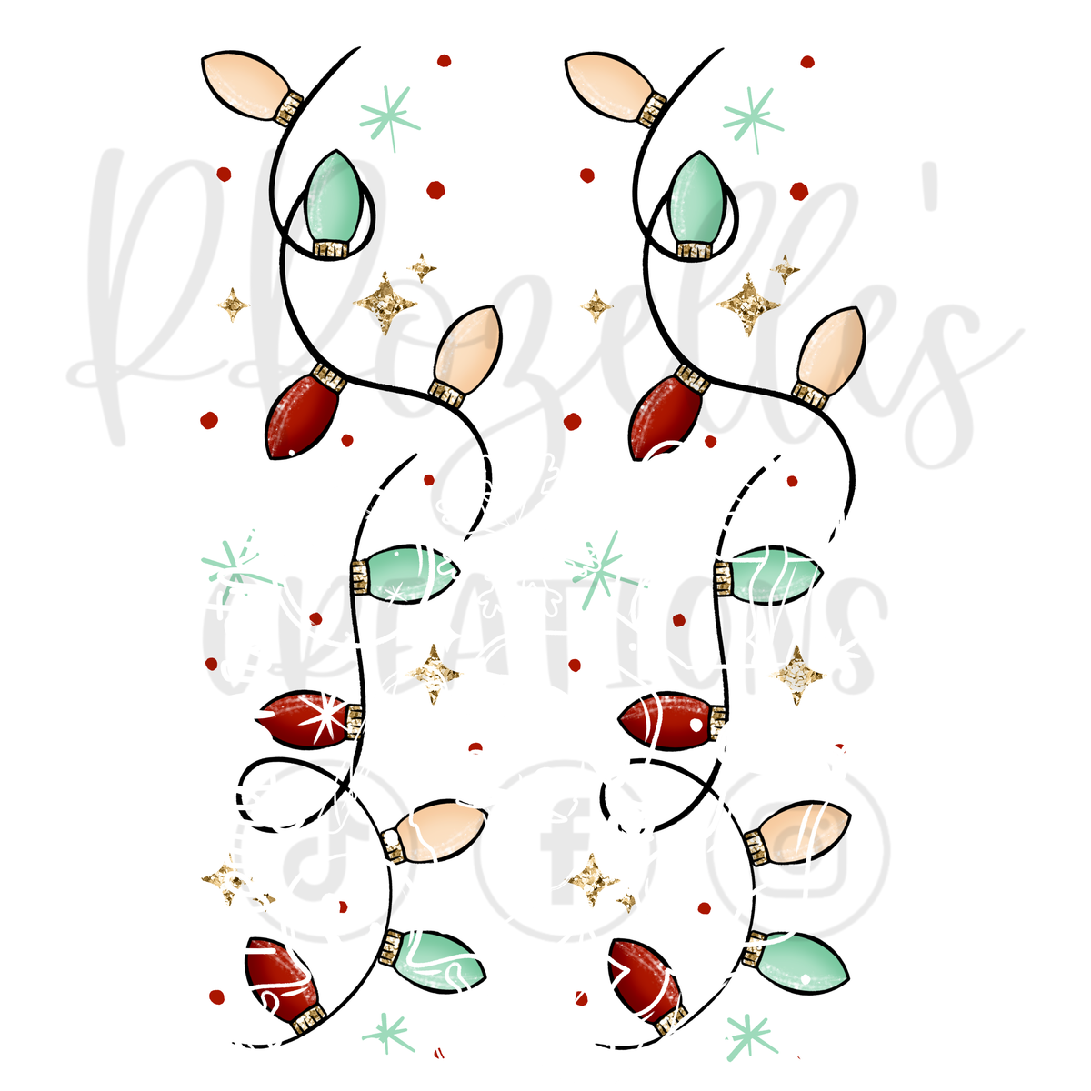 HOLLY JOLLY SANTA-DARK COMPLEXION (MATCHING SLEEVES)