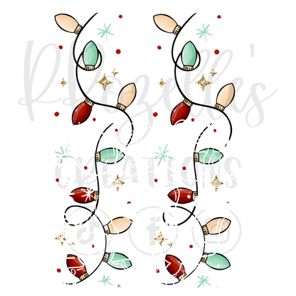 HOLLY JOLLY SANTA-DARK COMPLEXION (MATCHING SLEEVES)