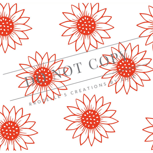 Sunflowers Galore SVG Template