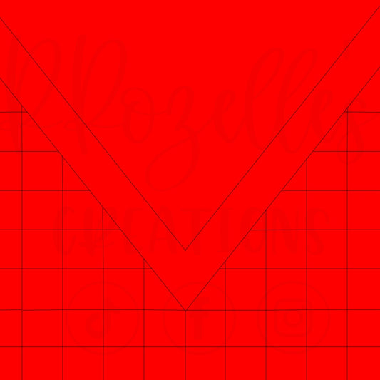 Checkered VSplit-Bottom SVG Template