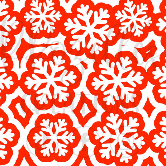 Snowflake  Burst SVG Template