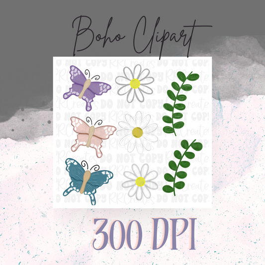 BOHO ClipArt Set