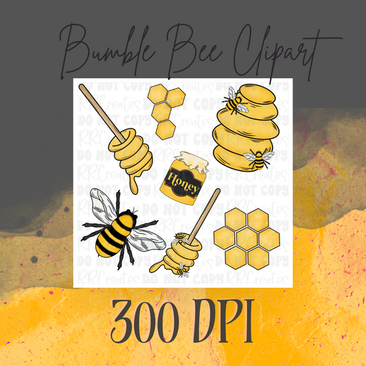 Honey Bee ClipArt Set