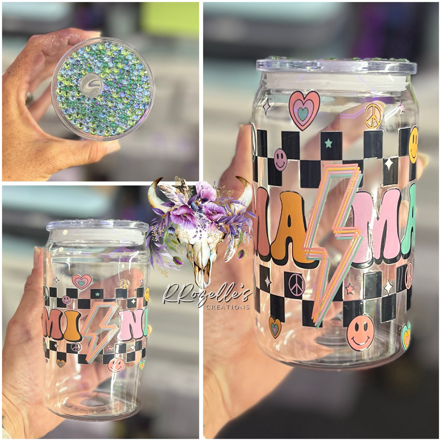 16oz- Mama & Mini Acrylic Can Set