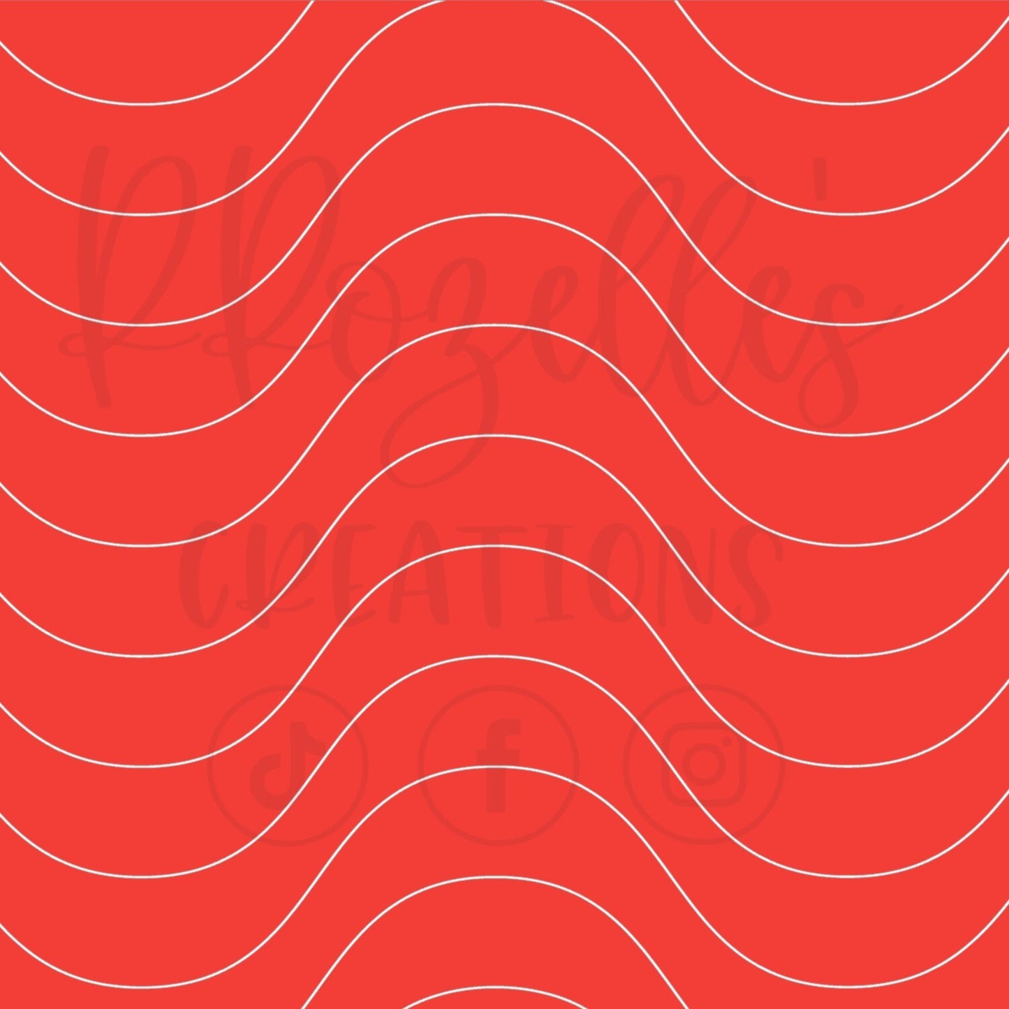 Horizontal Swirls Template