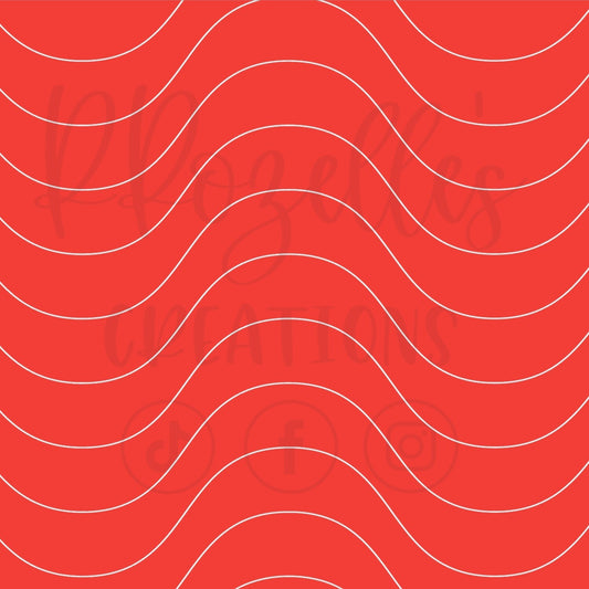 Horizontal Swirls Template