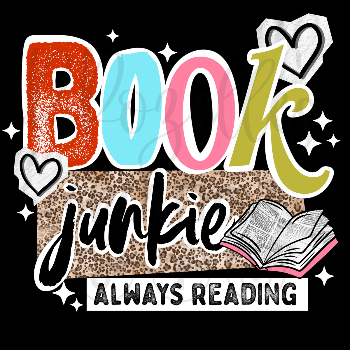 BOOK JUNKIE, ALWAYS READING