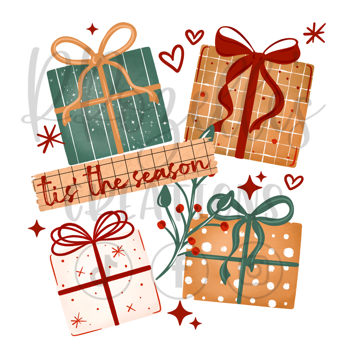 TIS THE SEASON GIFTS (MATCHING SLEEVES)