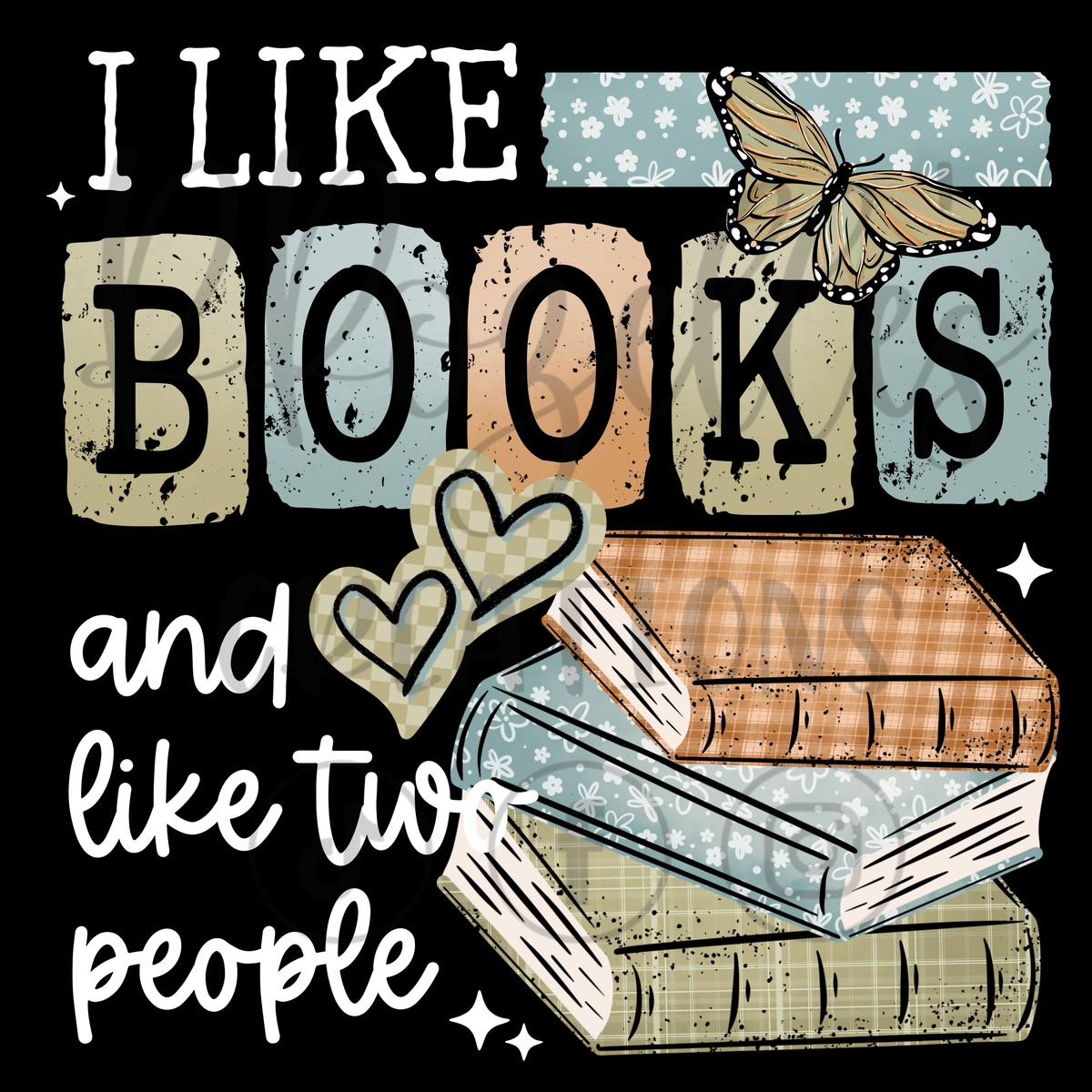 I LIKE BOOKS & LIKE TWO PEOPLE
