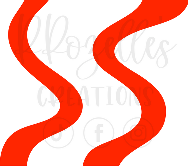 Double Deep Wave- SVG Template – RRozelle's Creations