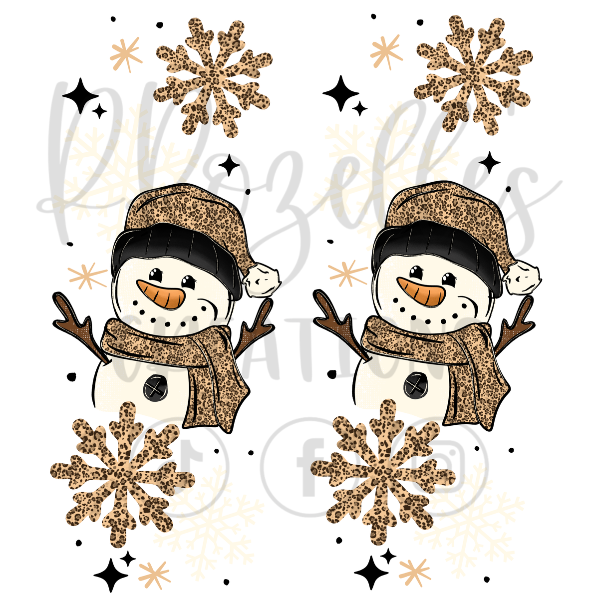 TIS THE SEASON TO BE FREEZING (MATCHING SLEEVES)